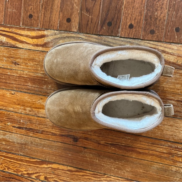 UGG Tan Suede Ankle Boots - Picture 2 of 6